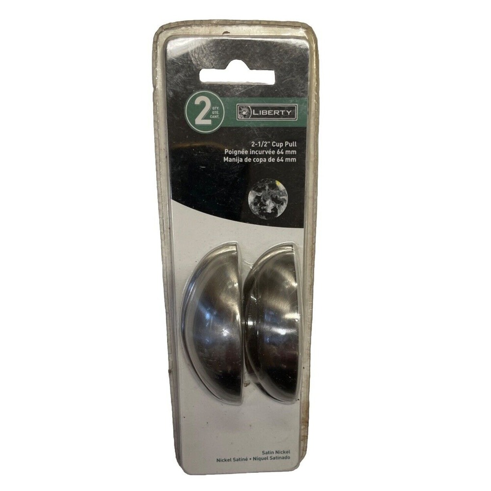 Liberty 2.5" Cup Pull Satin Nickel 2 Pack